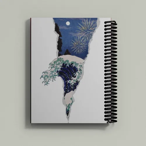 نوتبوك الموجة العظيمة – فن ياباني بقوة خيالك